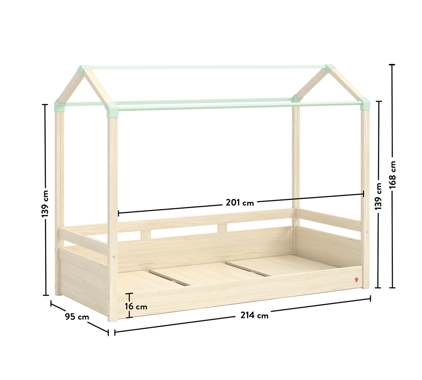 Hausbett Montes Natur 6