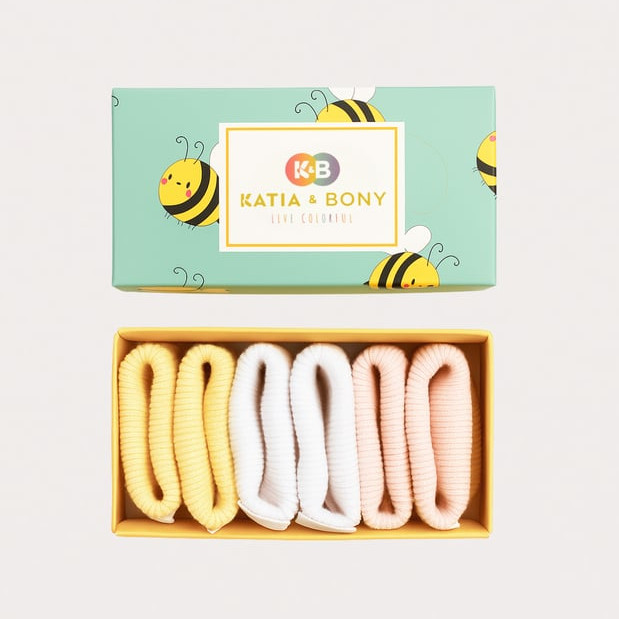 Socken Biene 3er Set 0-12 Monate #2