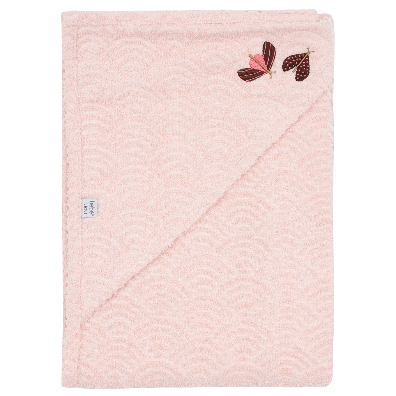 Badetuch mit Kapuze Frottée Sweet Butterfly