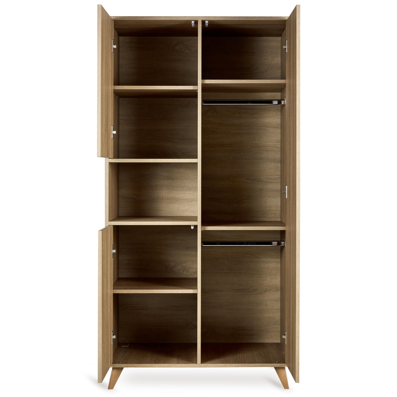 Kleiderschrank Loft Honey Ash, 2-türig 2