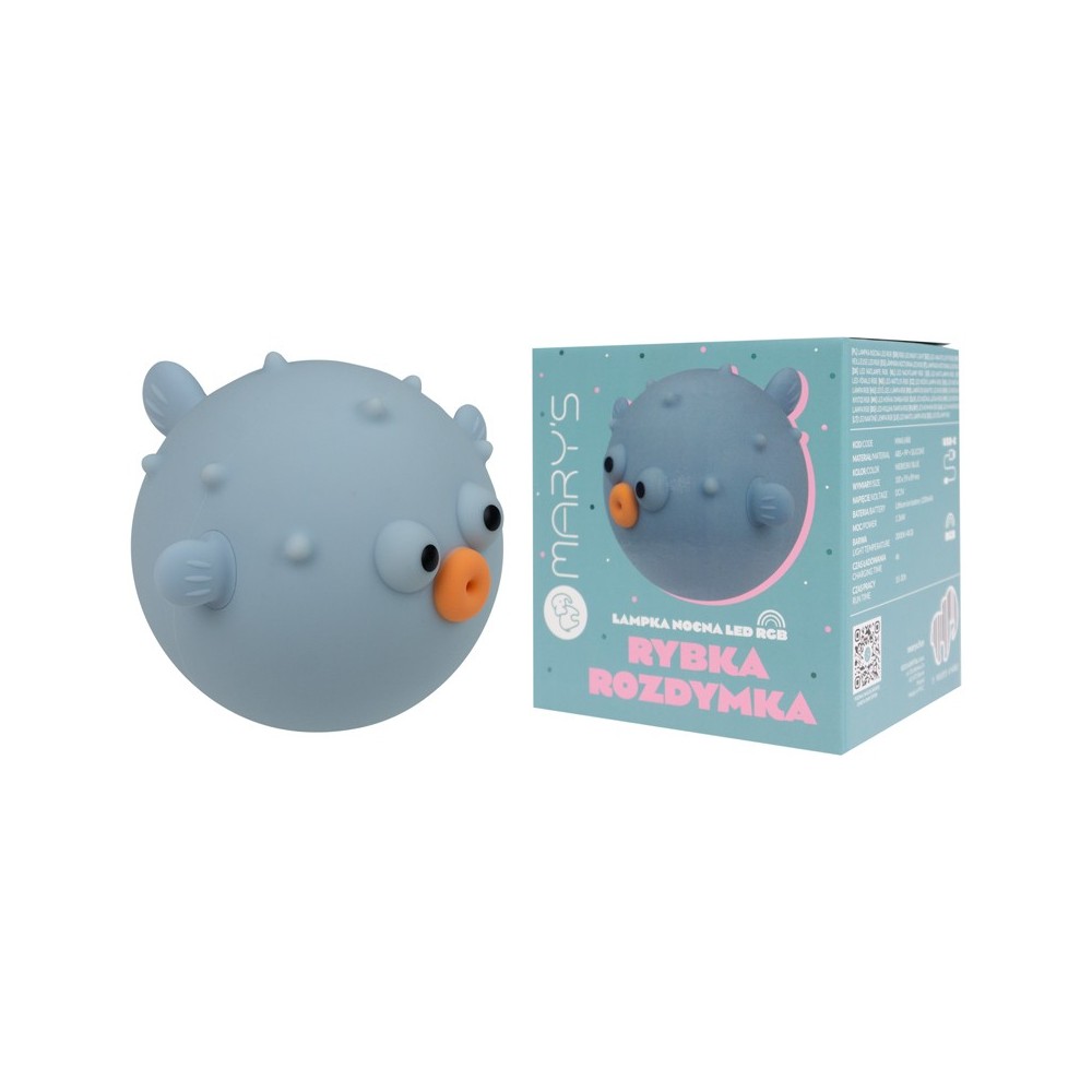 Lampe Kugelfisch Blau 7