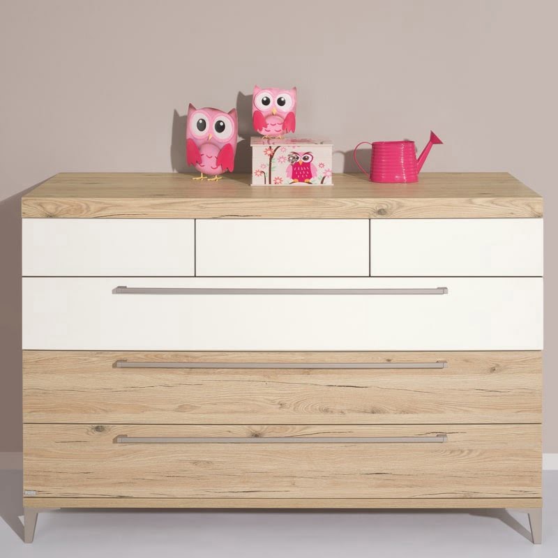 Kommode Remo Breit Weiss, Holz 10