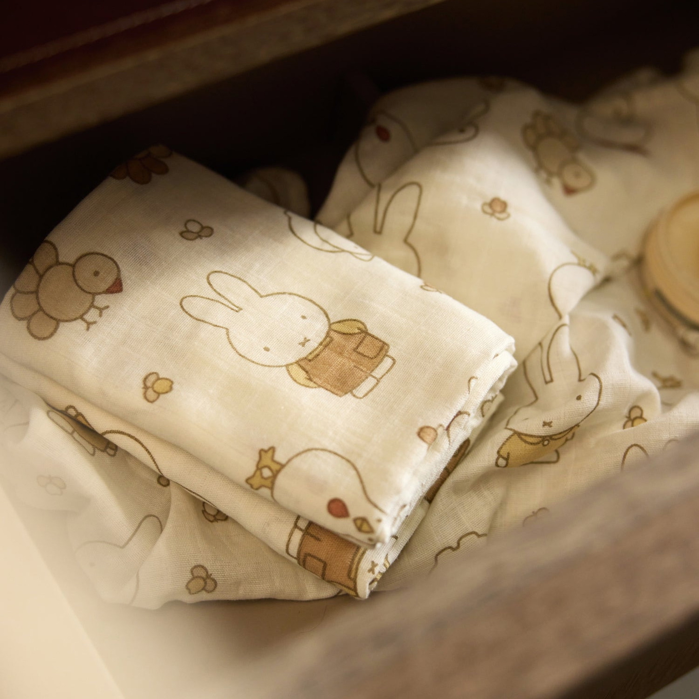 Spucktücher Miffy Family Farm 3er Set 2