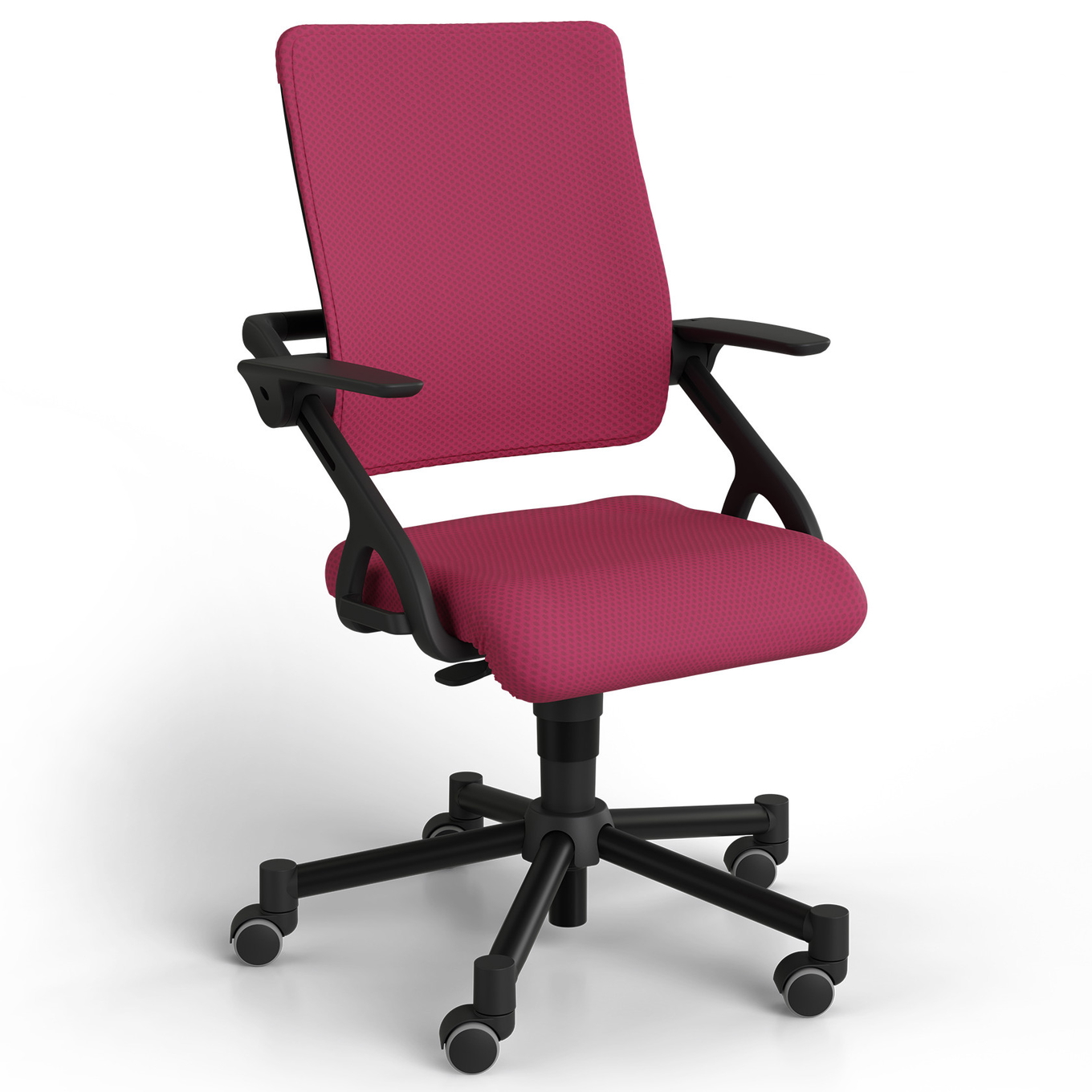 Bürostuhl Tio Schwarz Brombeere