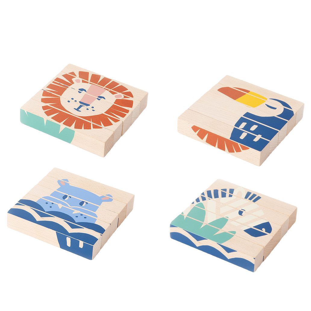 Holzpuzzle Wild Animals 4