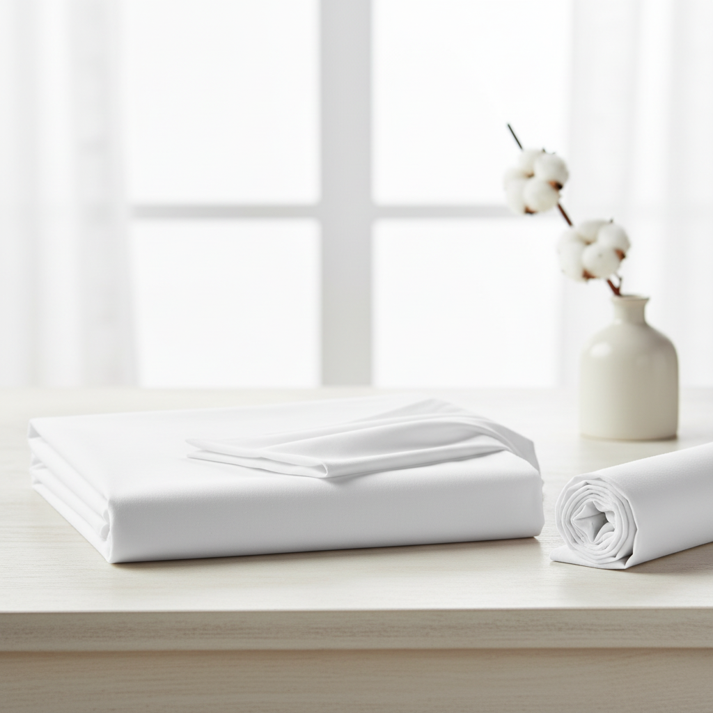 Fixleintuch Cotton Box Weiss, 90 x 200 cm 5