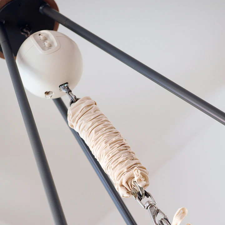 Gestell für Federwiege Grau 3