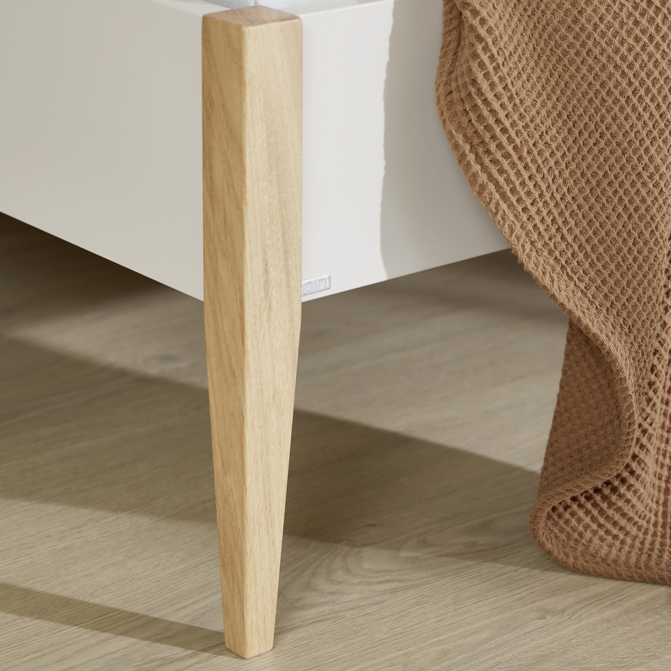 Bett Stiene Beige, 90 x 200 cm 4