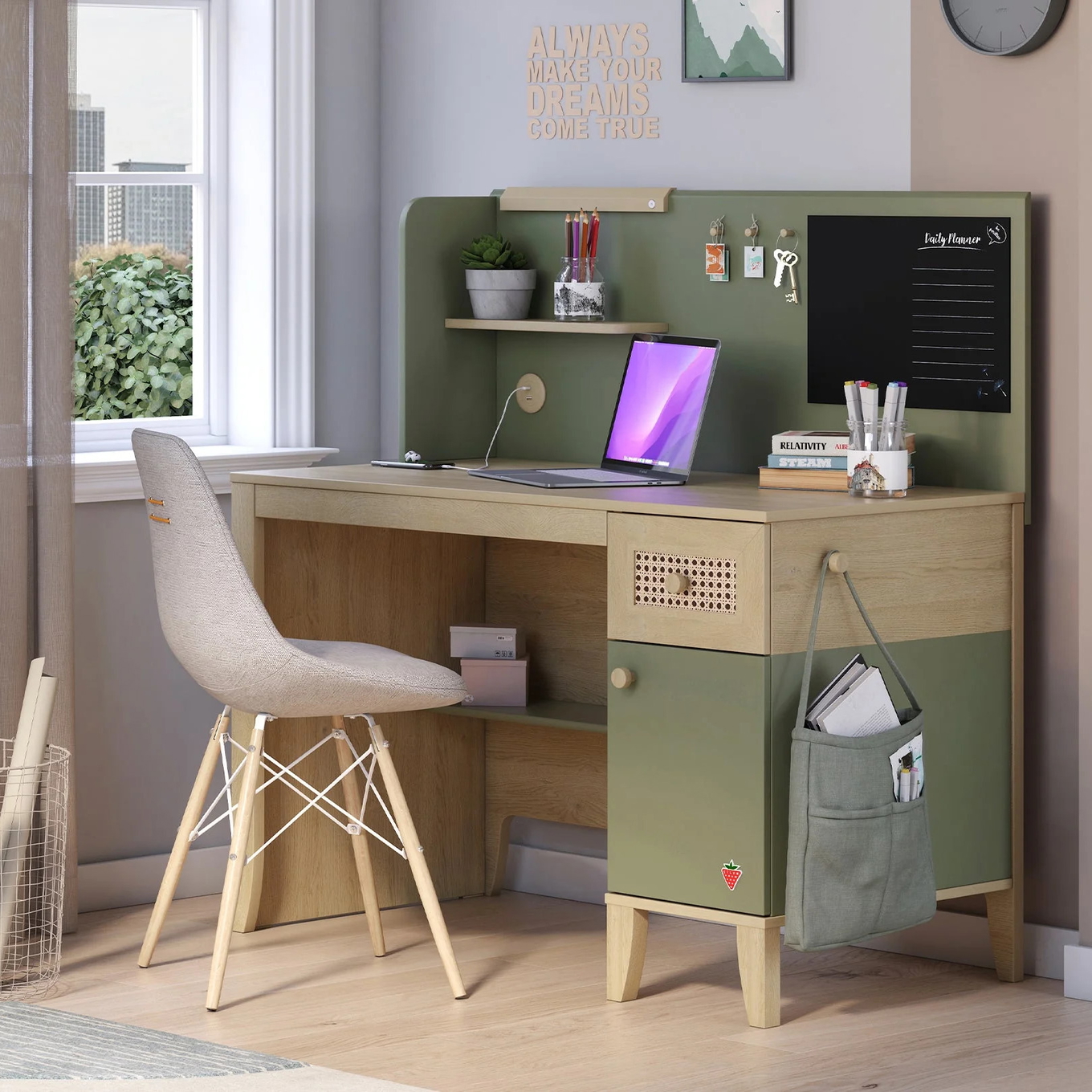 Schreibtischaufsatz Loof Klein 4