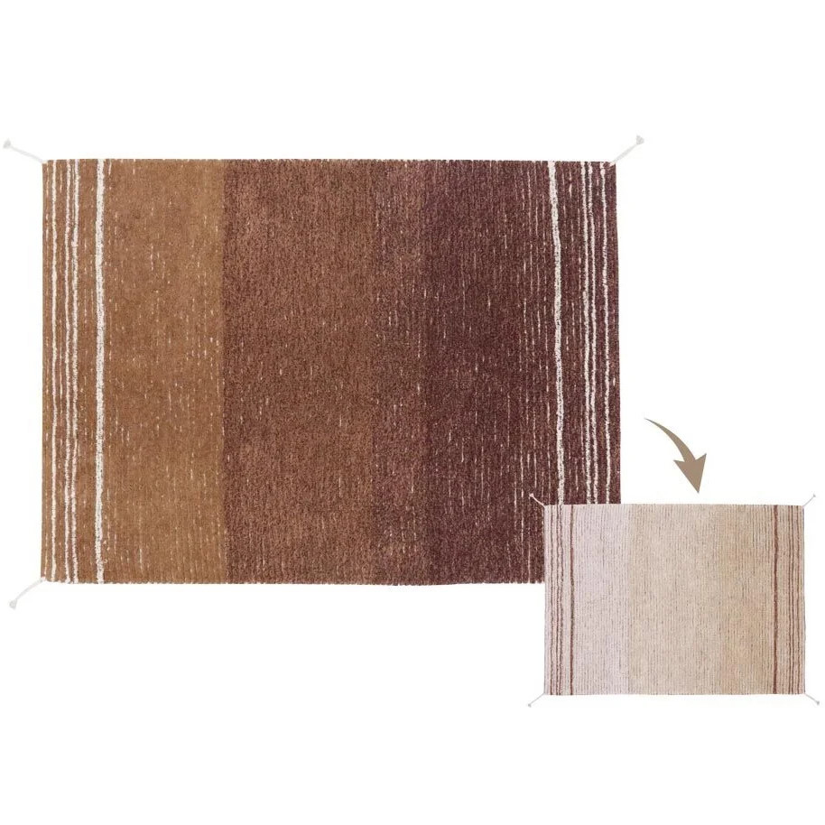 Wendeteppich Twin Toffee, XS 1