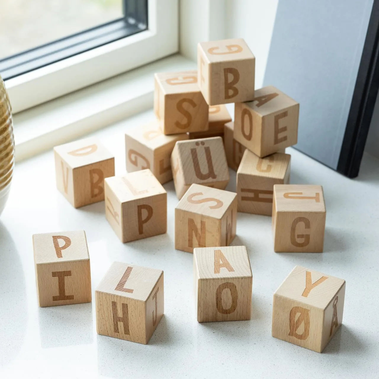 Buchstabenblöcke aus Holz #2