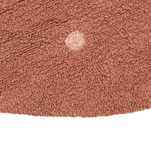 Teppich Round Dot Braun 5