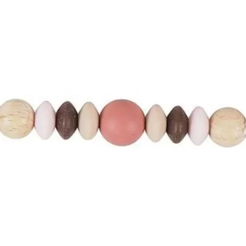 Schnullerkette Altrosa 2