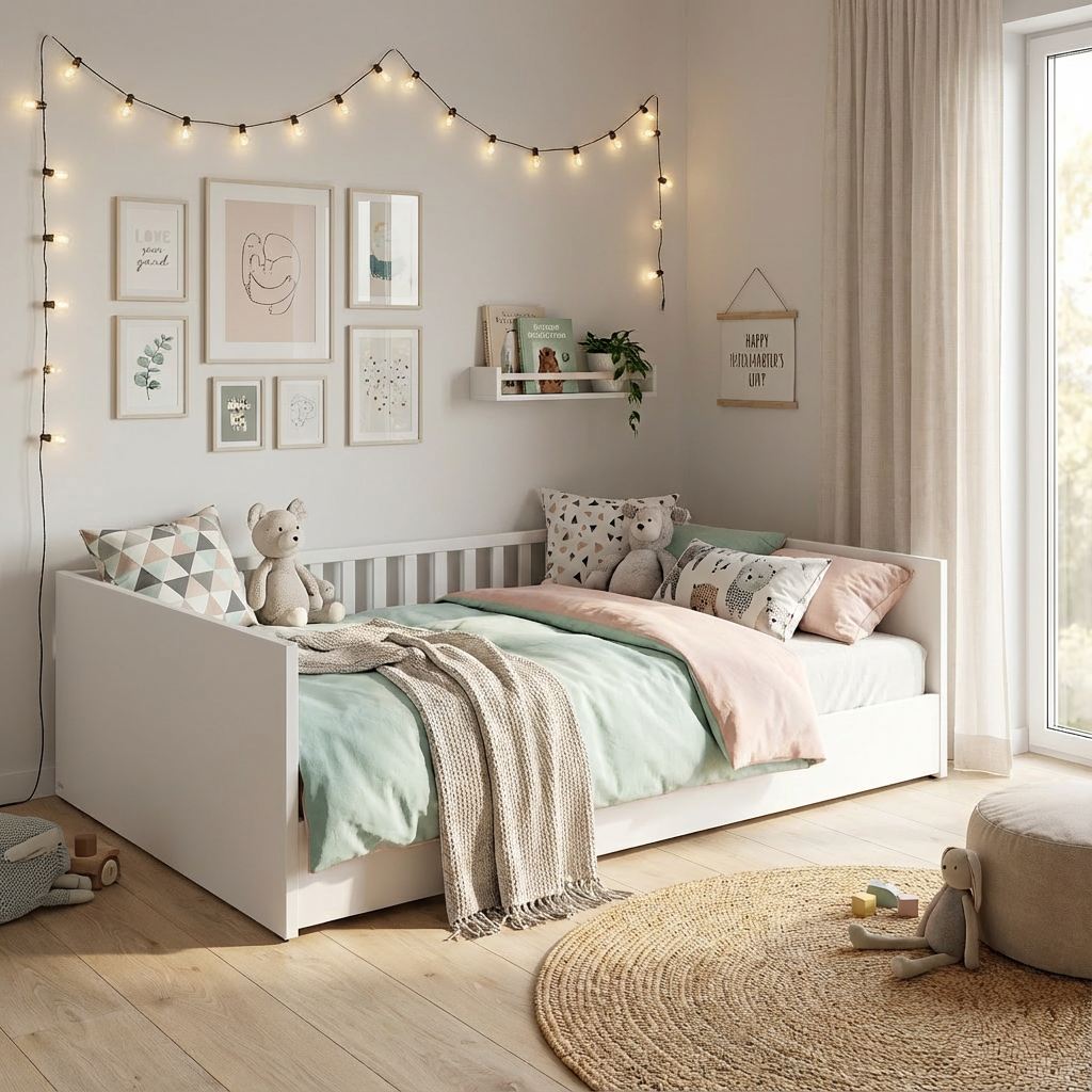 Bett Little Flo Weiss, 120 x 200 cm 5