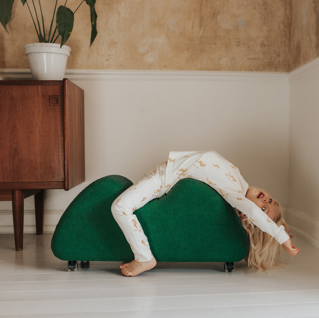 Hocker Rollon Grün 4