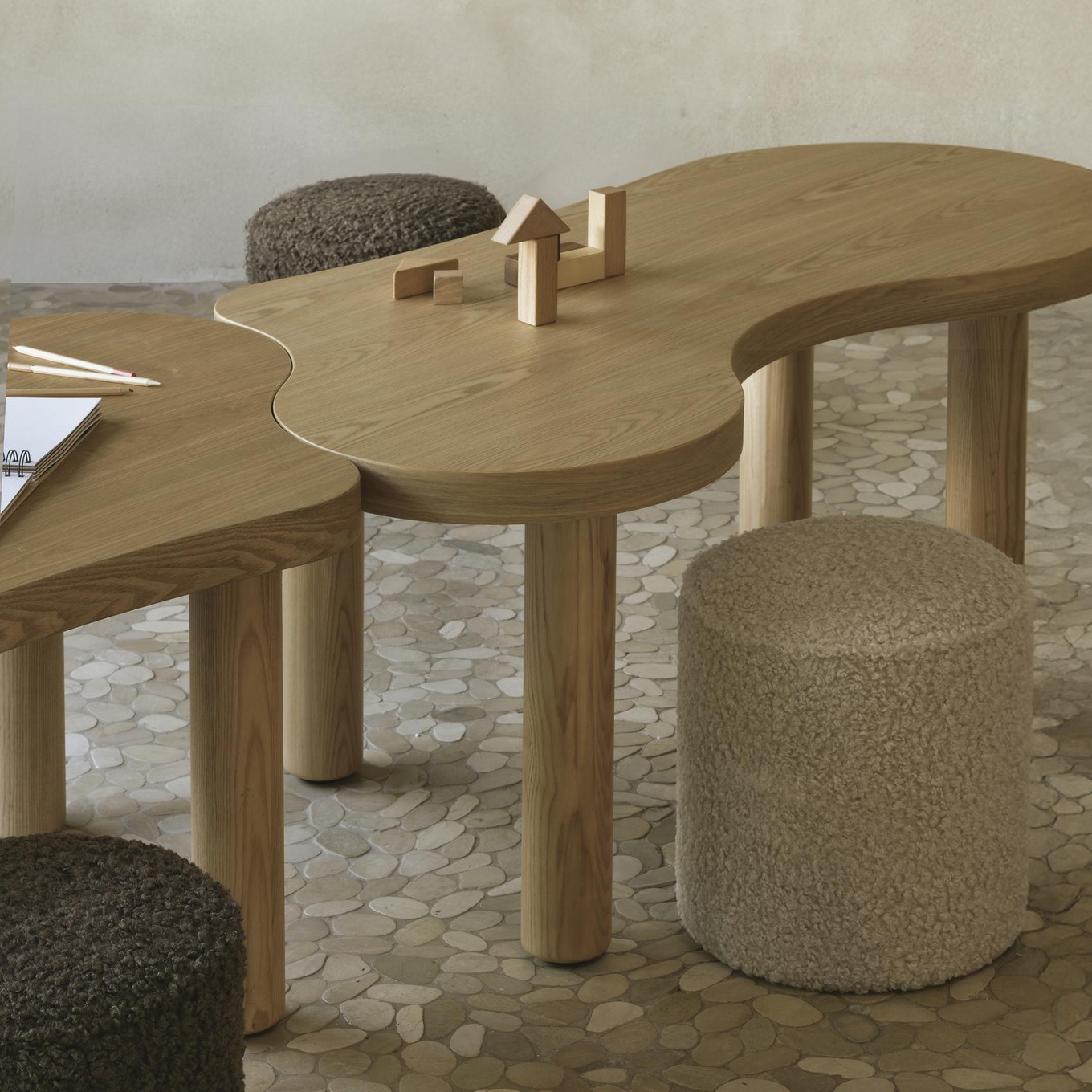 Kindertisch Modular Organic Natural Ash #2