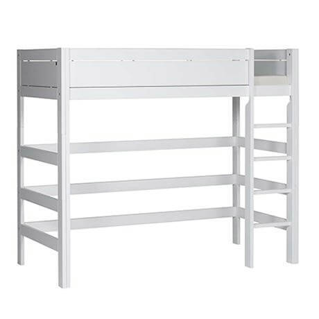 Hochbett Lifetime mit gerader Leiter Weiss, Deluxe Lattenrost