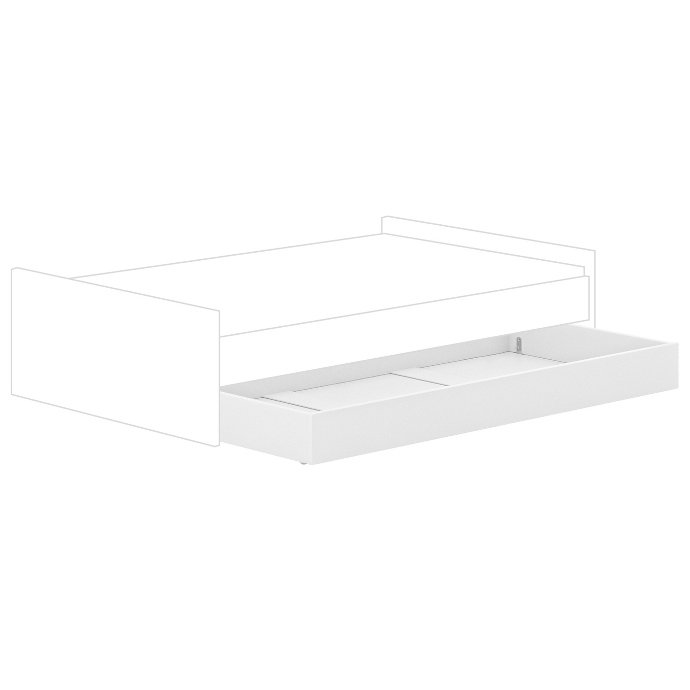 Ausziehkasten Little Flo Weiss 1