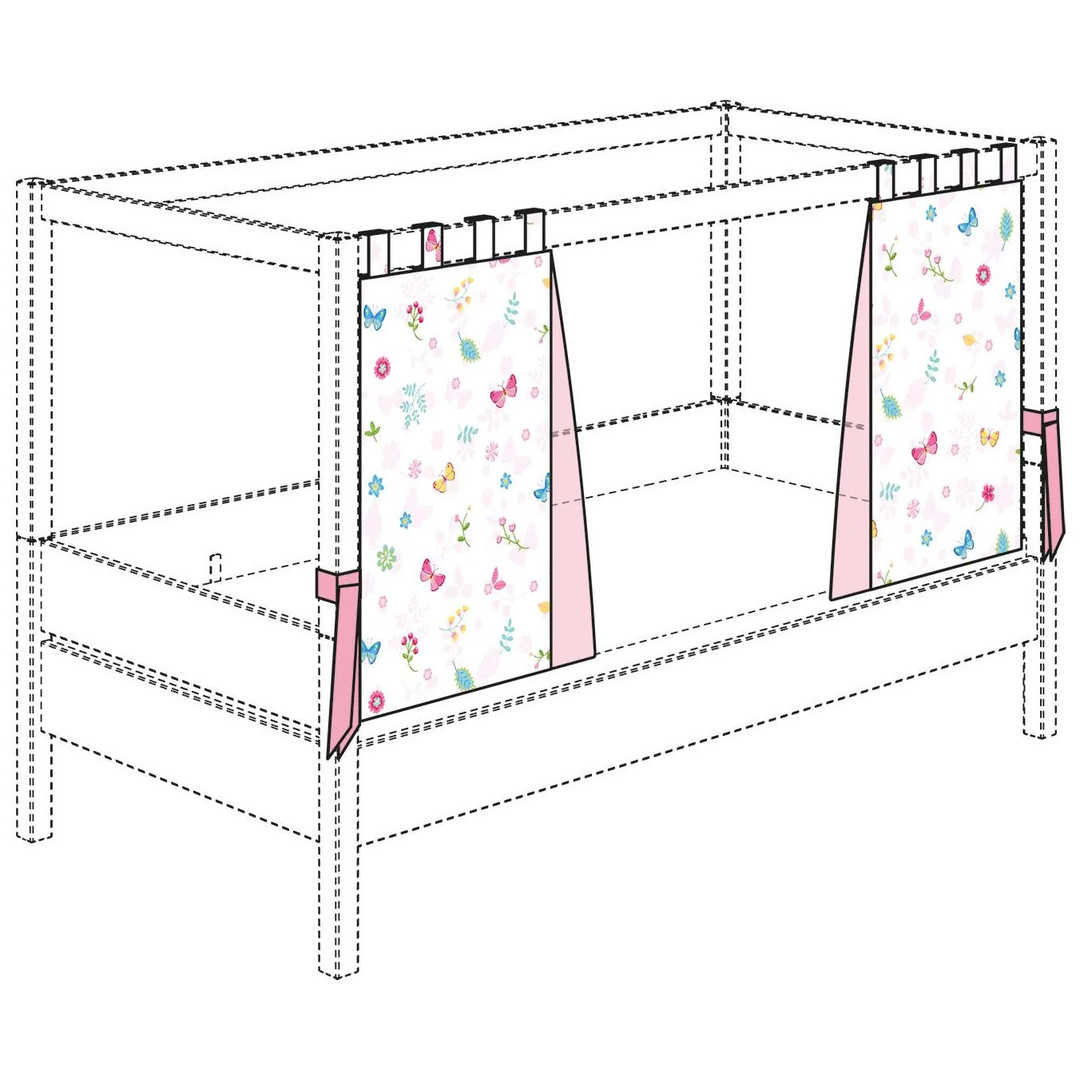 Vorhang-Set Schmetterling