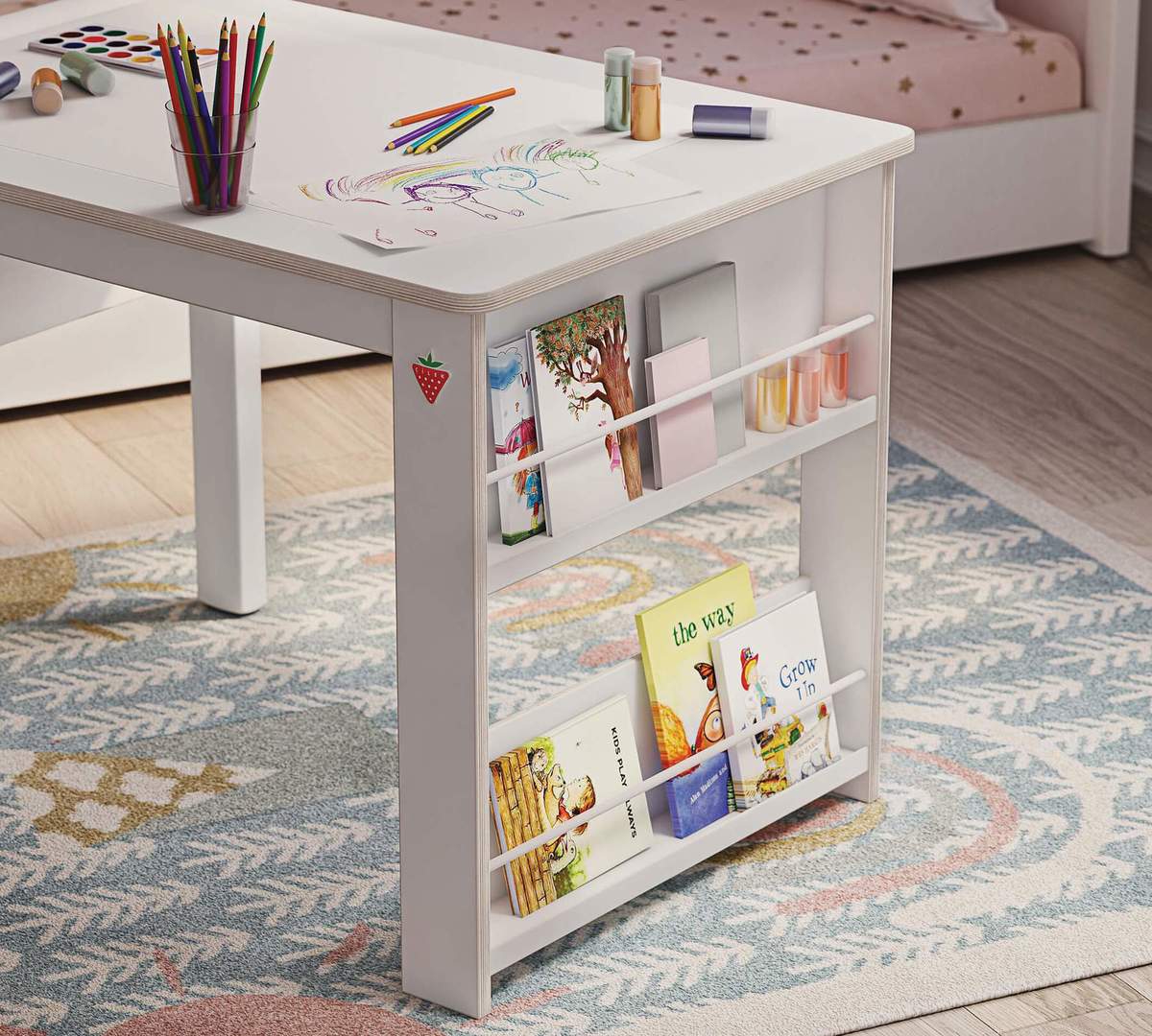 Kindertisch Montes Weiss 3