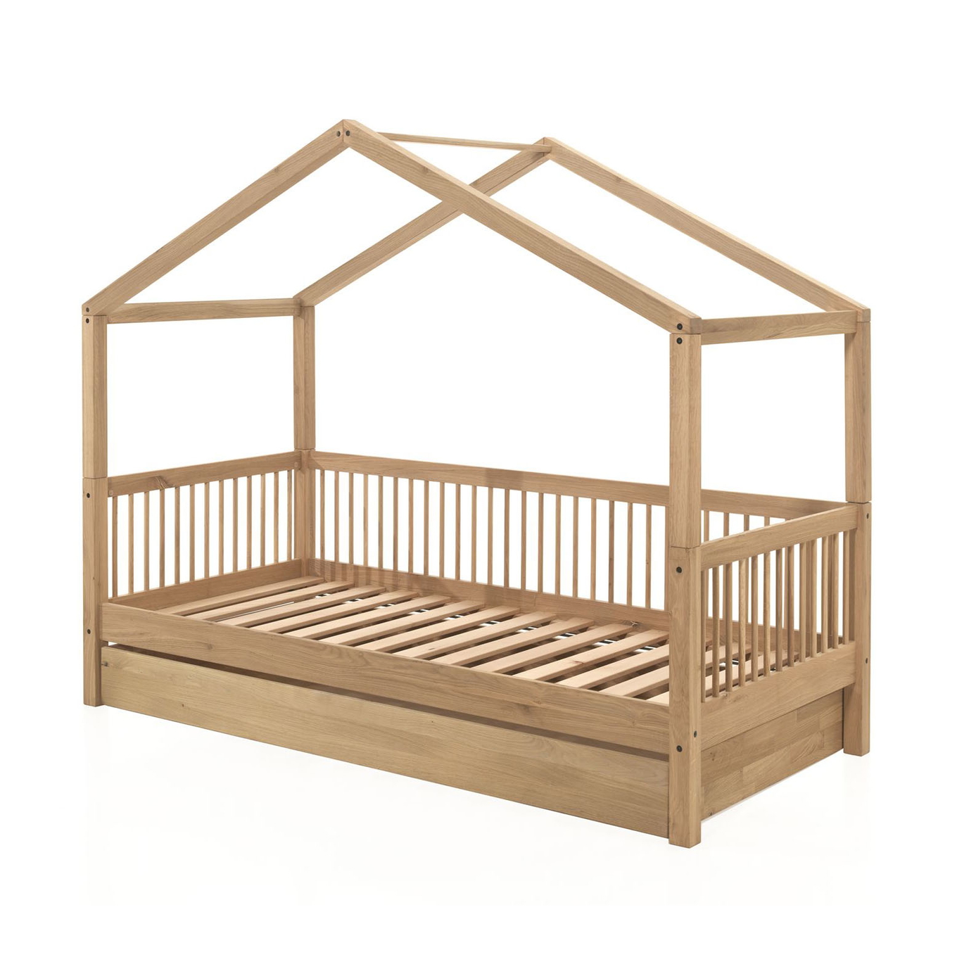 Hausbett Forrest inkl. Ausziehkasten Holz