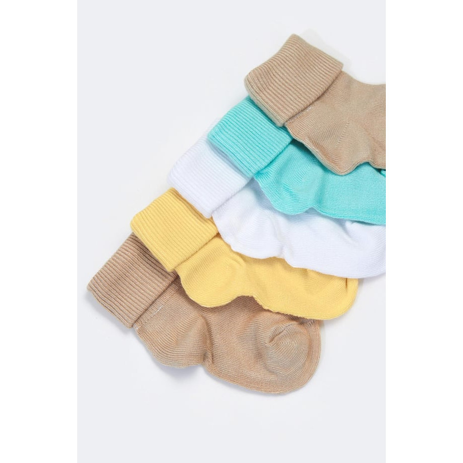 Socken Bambus Baby White 5er Set 6-12 Monate 3