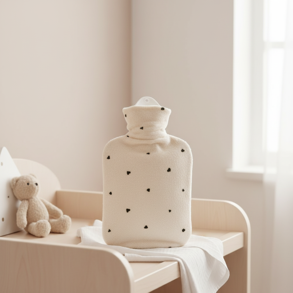 Gummibettflasche mit Bezug 185 Classic Hearts #2