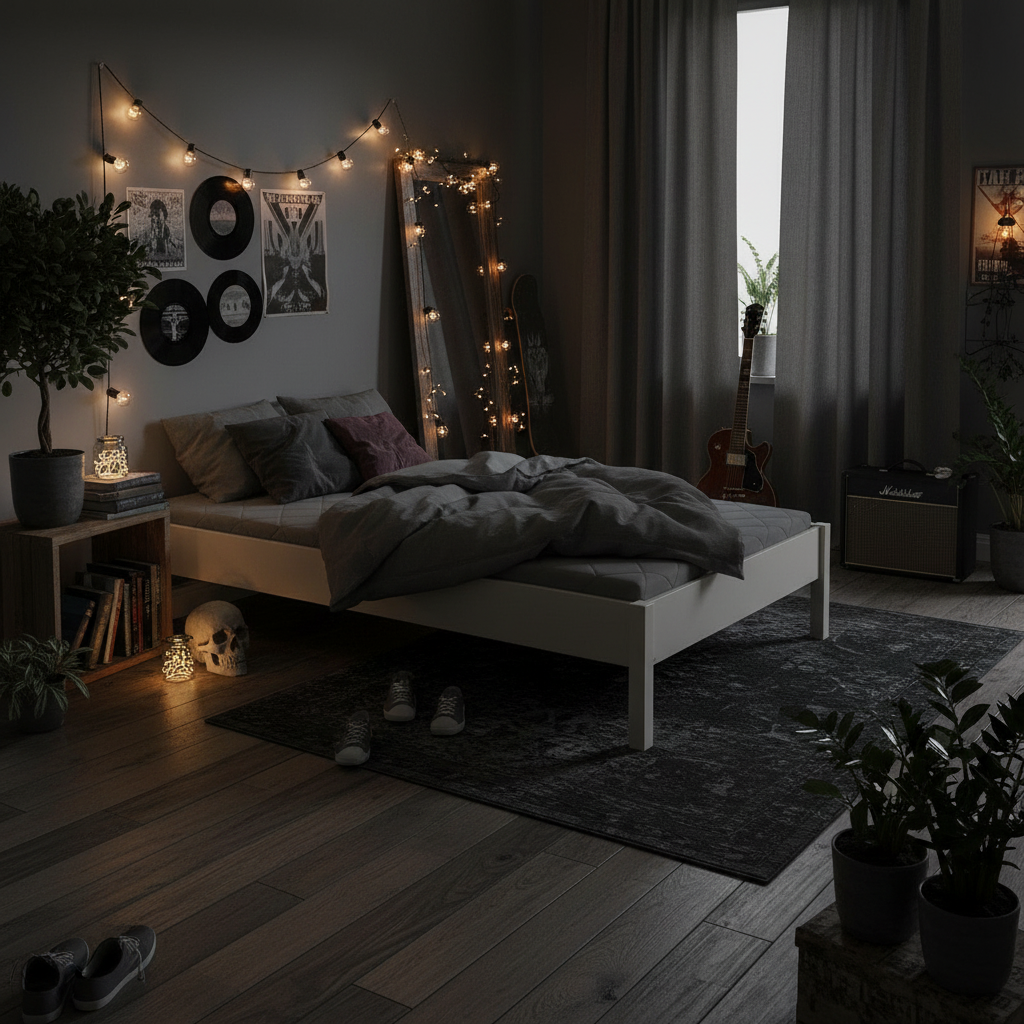 Studiobett Tiago Kieselgrau, 120 x 200 cm 4