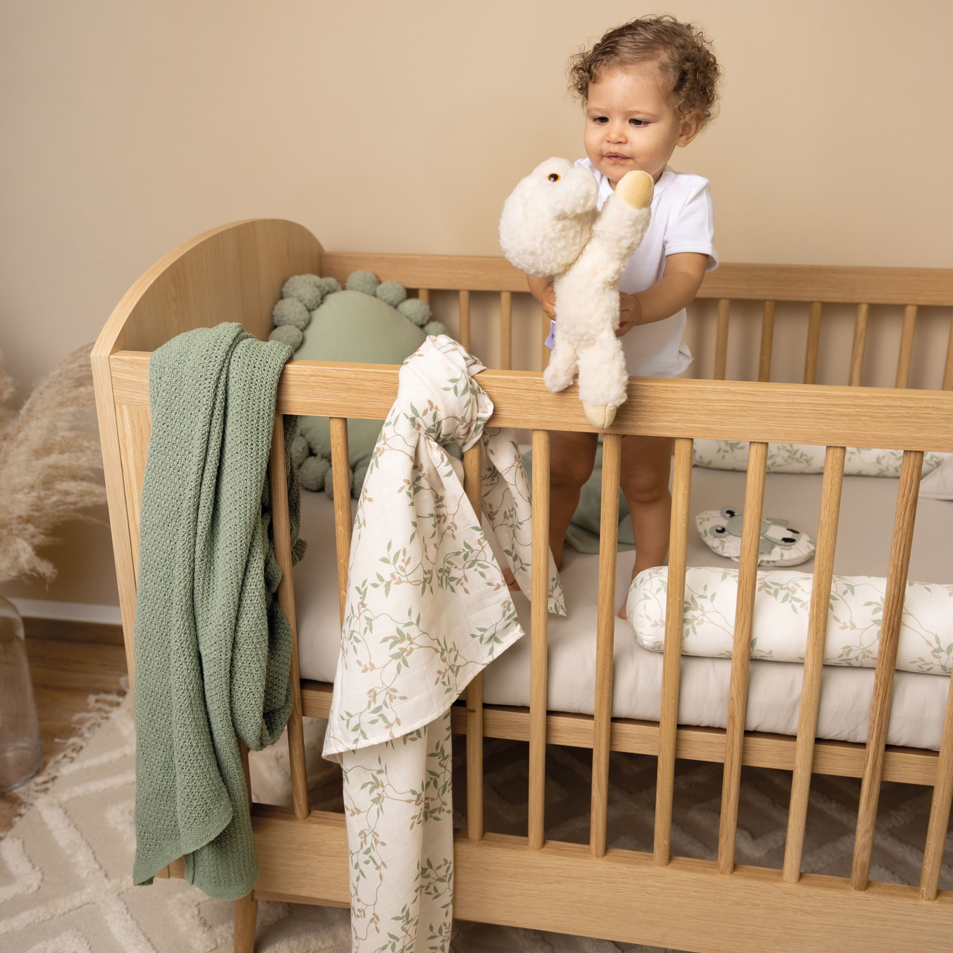 Decke Eskimo Summer Dream Naturgrün, 100 x 150 cm 2