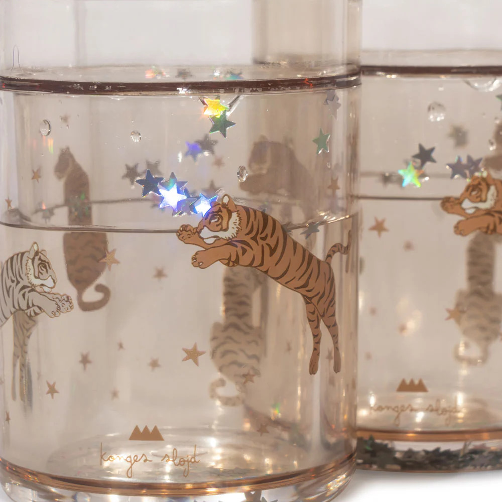 Becher 2er Set Roar mit Glitzer 3