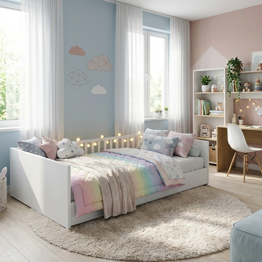 Bett Little Flo Weiss, 120 x 200 cm 6