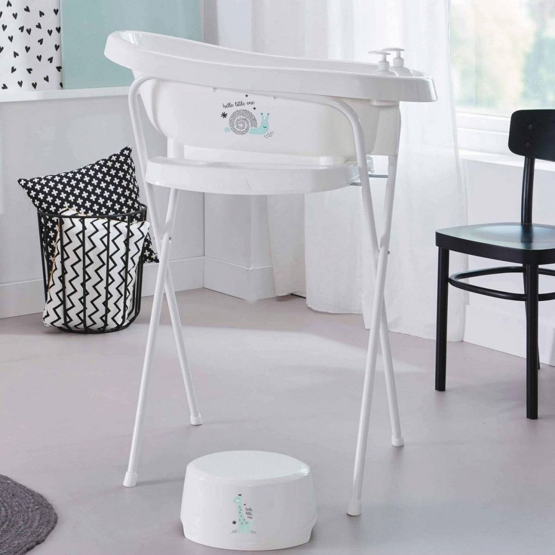 Badewannenständer Weiss 2