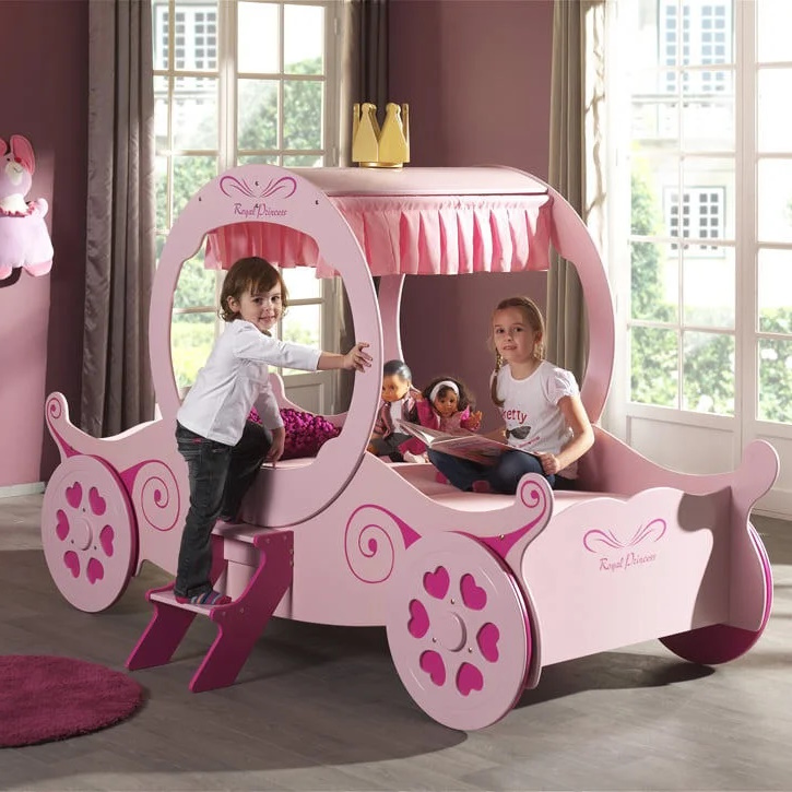 Kutschenbett Rosa 2