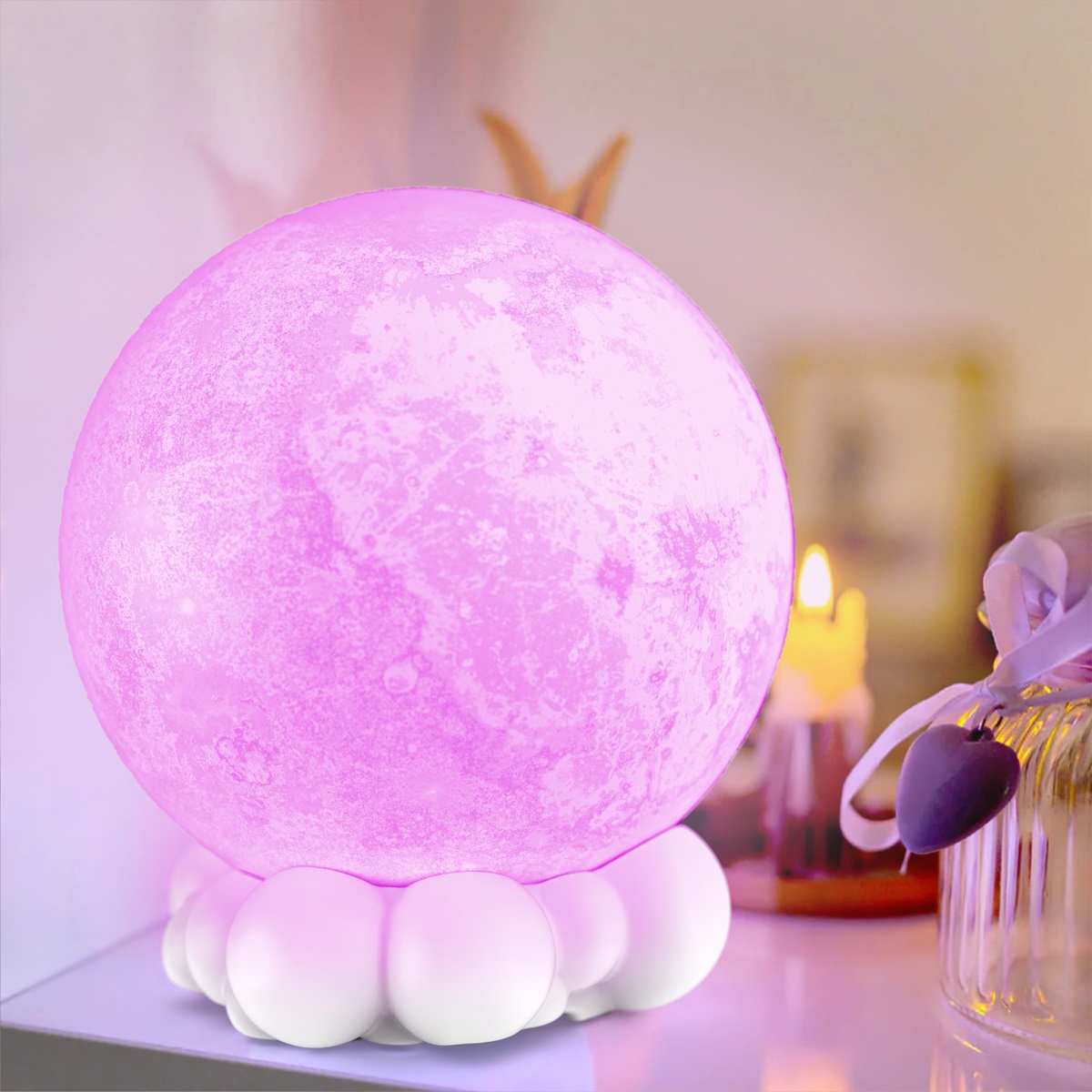 Nachtlampe und Lautsprecher Mond 3