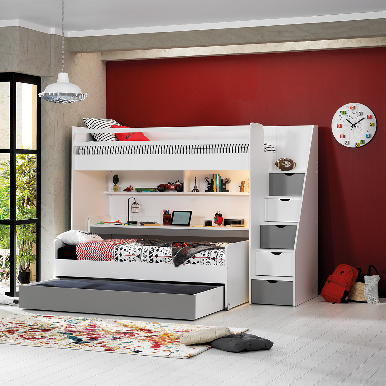 Hochbett Neo Set Grau, Set 1 5