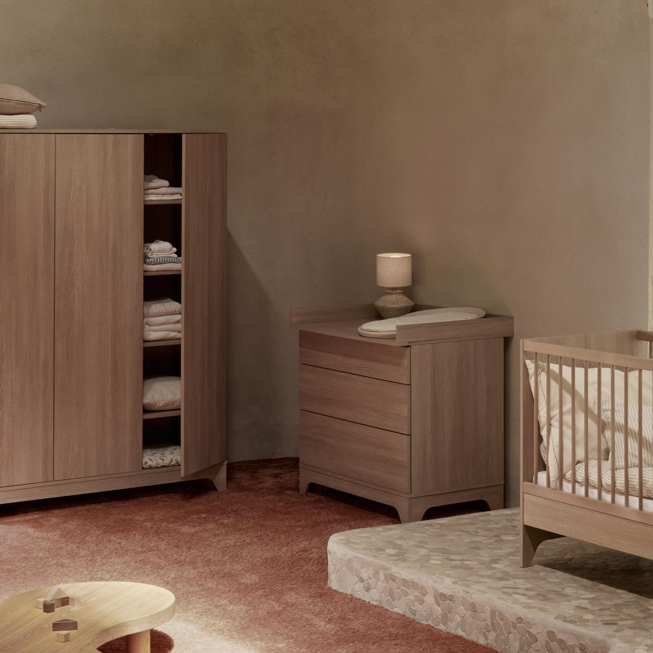 Kleiderschrank Tsugi Honey Ash, 3-türig #2