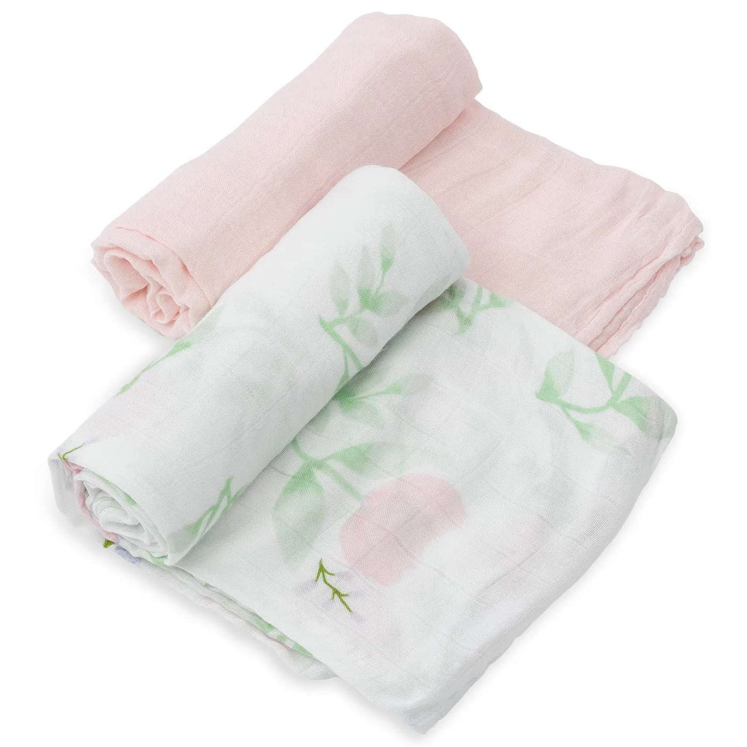 Pucktücher Blush Peony 2er-Set 1