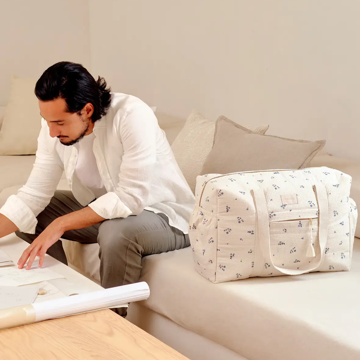 Reisetasche Opera Waterproof Lily Blue 2