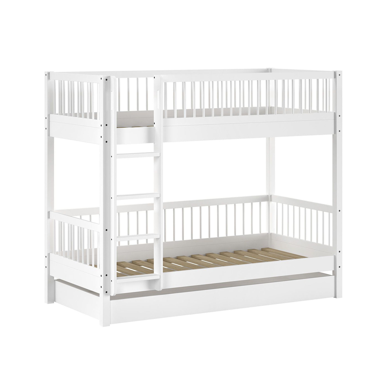 Etagenbett Forrest inkl. Ausziehkasten Weiss 1