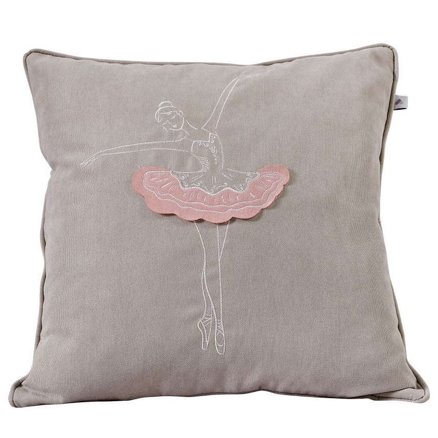 Dekokissen Ballerina Dance Grau