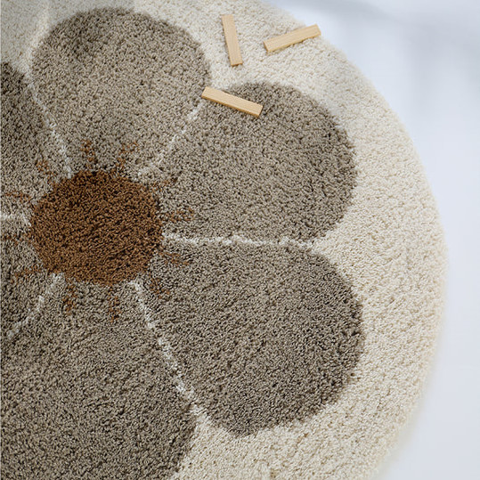 Teppich Bohemian Daisy Taupe 2