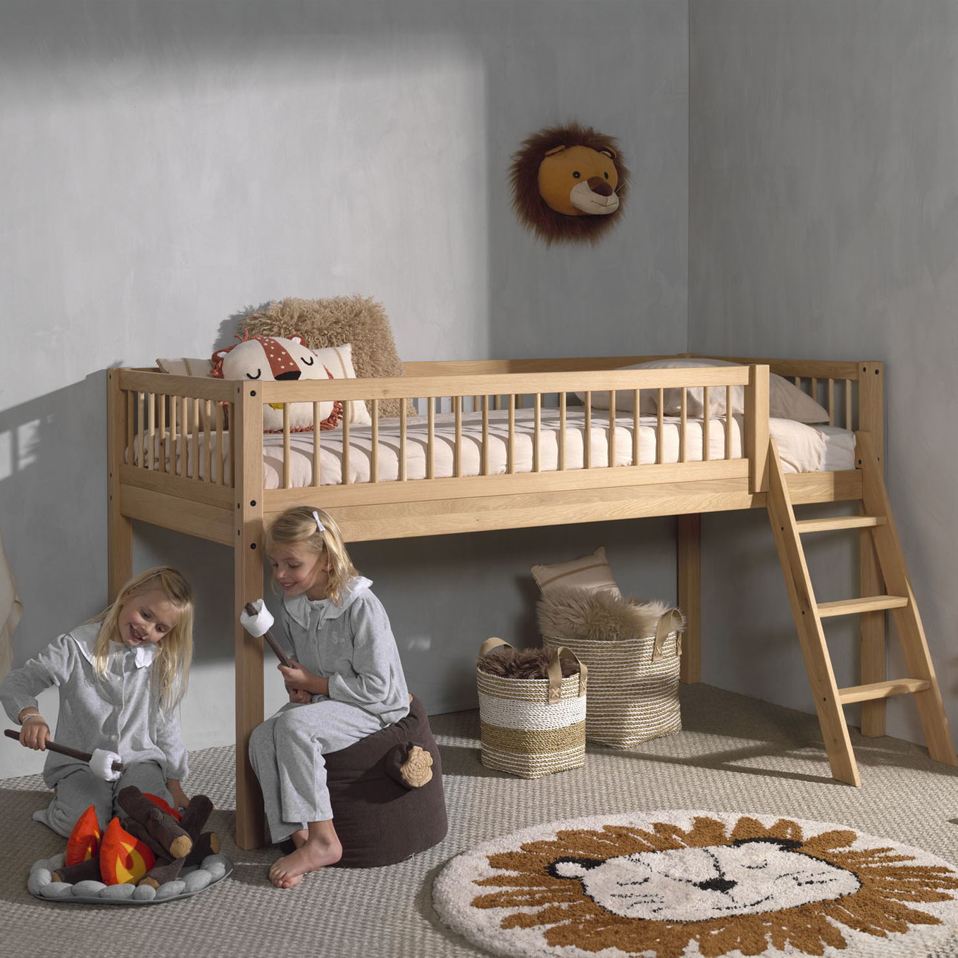 Hochbett Forrest Holz 2