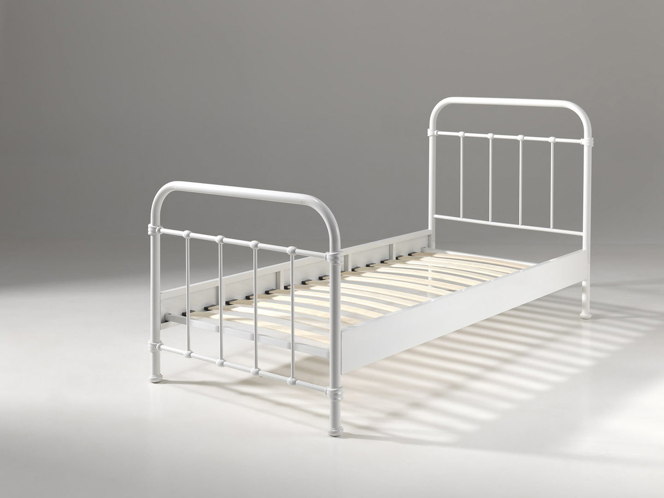 Metallbett New York Weiss 3