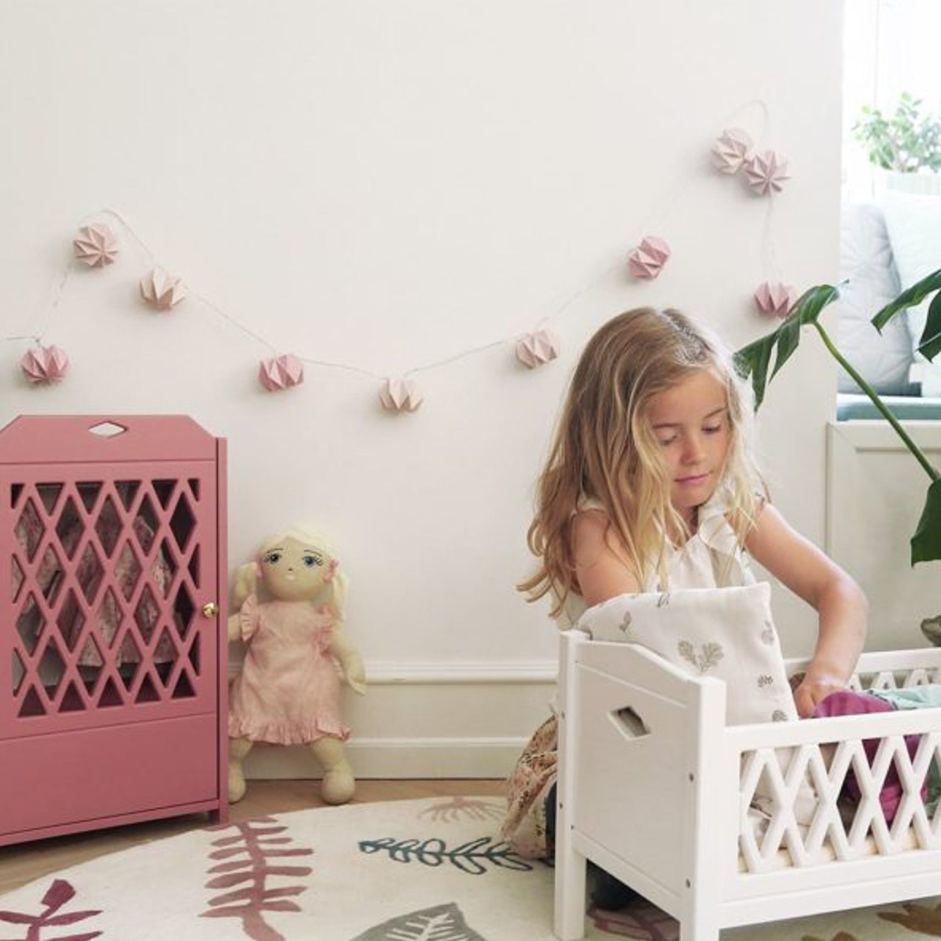 Puppenbettwäsche Caramel Leaves 2