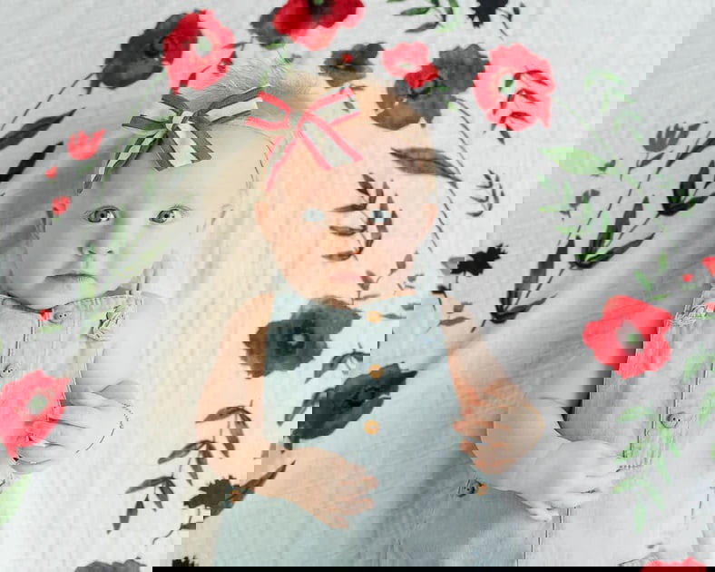 Pucktücher Summer Poppy 2er-Set 4