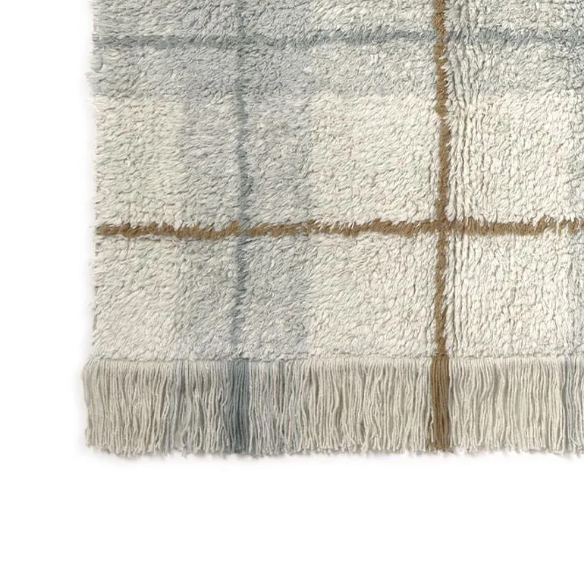 Teppich Tartan Blau 4