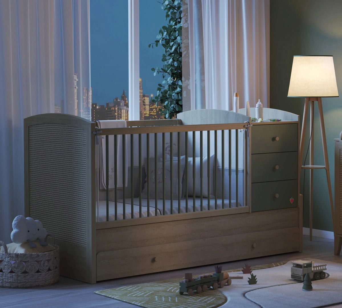 Babybett Loof Baby Umbaubar 6