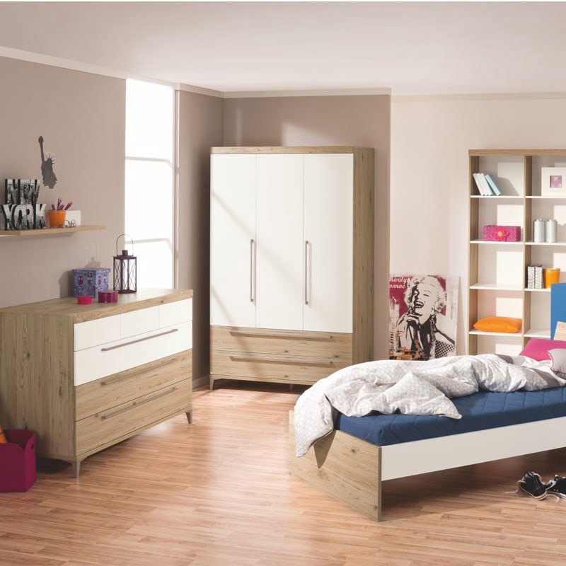Kommode Remo Breit Weiss, Holz 7