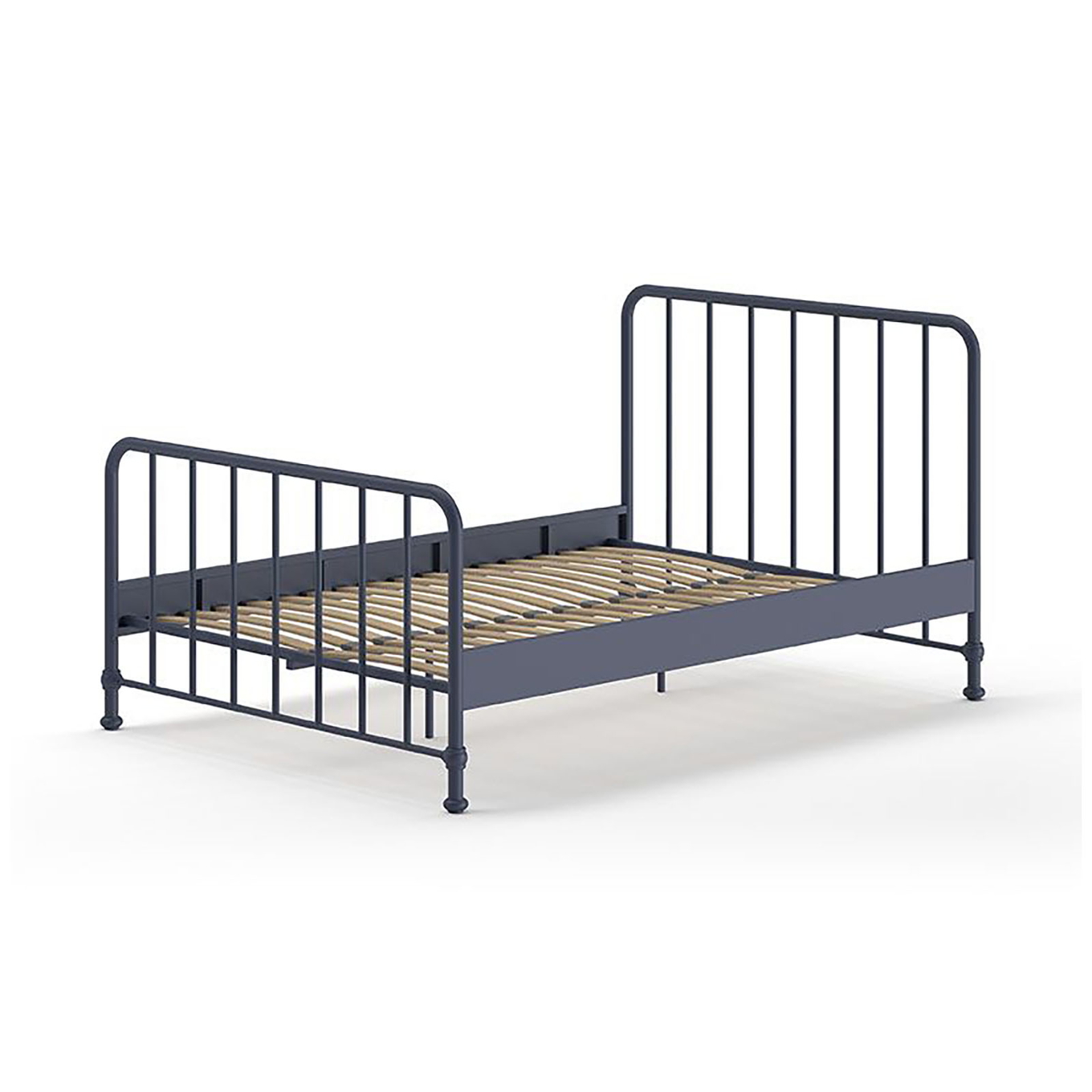 Metallbett Bronxx 140 Blau 1