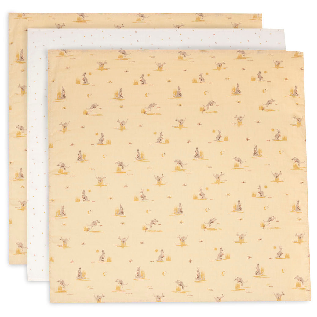 Spucktücher Känguru 3er Set 1